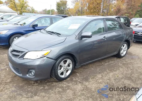 2011 Toyota Corolla Le из США, поврежденный, VIN 2T1BU4EE2BC637733